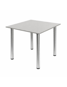 Zestaw stół Lugano 80x80 blat szary/nogi chrom 4 Monako... 2