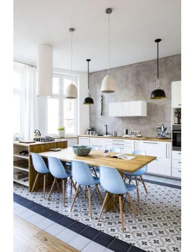 Krzesło DSW Milano niebieskie jasne