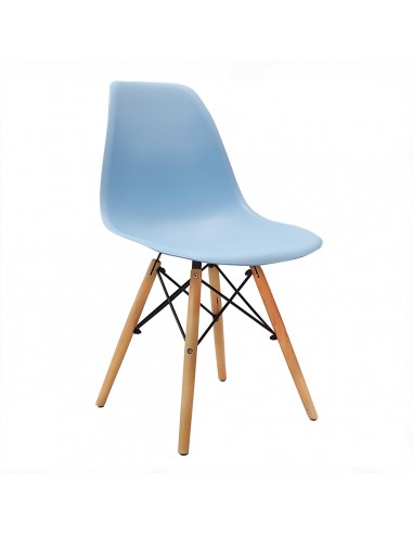 Krzesło DSW Milano niebieskie jasne