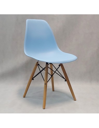 Krzesło DSW Milano niebieskie jasne