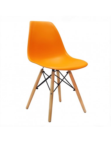 Krzesło DSW Milano pomarańczowe