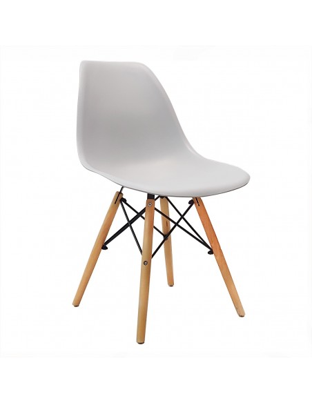 Krzesła DSW Milano szare 4 szt.