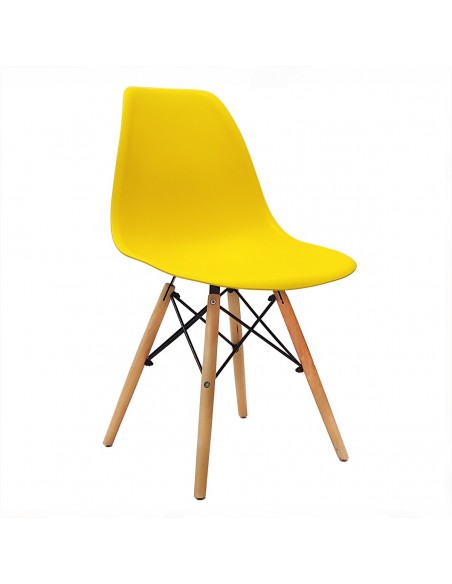 Krzesła DSW Milano żółte 4 szt