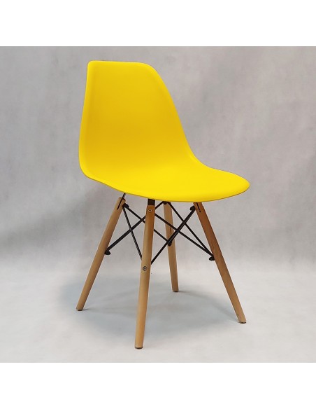Krzesła DSW Milano żółte 4 szt