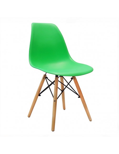 Krzesła DSW Milano zielone 4 szt.