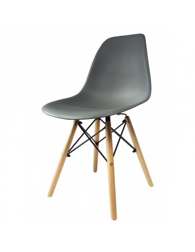 Krzesła DSW Milano grafitowe 6 szt.