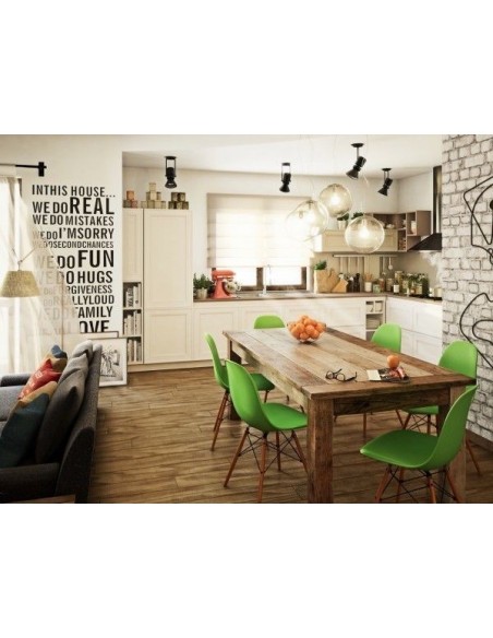 Krzesła DSW Milano zielone 6 szt.