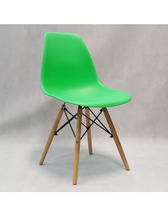 Krzesła DSW Milano zielone 6 szt. 2