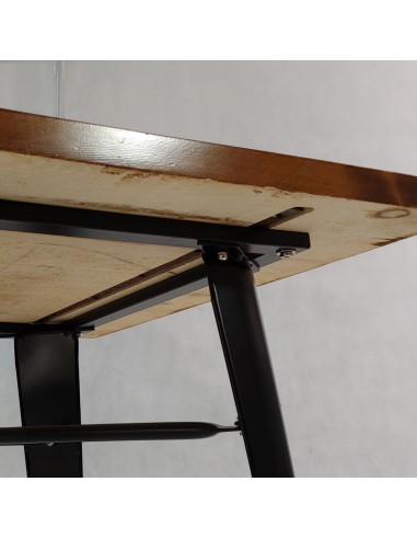 Zestaw stół PARIS biały i 2 czarne krzesła...