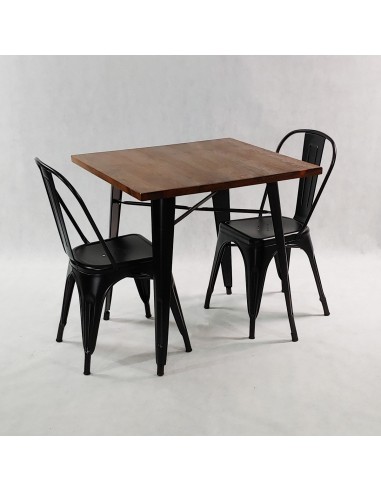 Zestaw stół PARIS biały i 2 białe krzesła...