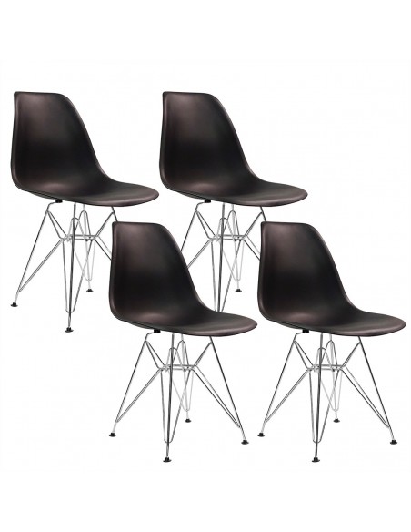 Krzesło DSR Milano czarne