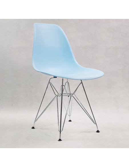 Krzesło DSR Milano jasno niebieskie