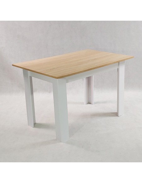 Zestaw stół Modern 120 SW i 4 szare krzesła Nicea