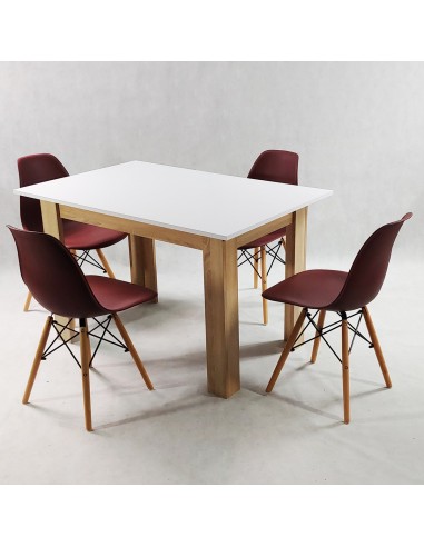 Zestaw stół Modern 120 WS i 4 krzesła Milano...