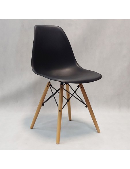 Zestaw stół Modern 120 SW i 4 krzesła Milano czarne