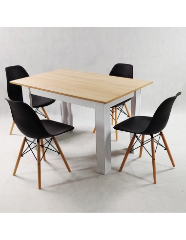 Zestaw stół Modern 120 SW i 4 krzesła Milano...