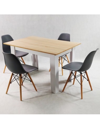 Zestaw stół Modern 120 SW i 4 krzesła Milano...