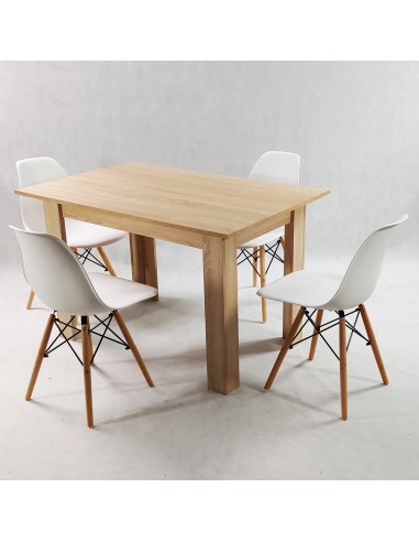 Zestaw stół Modern 120 sonoma i 4 krzesła...