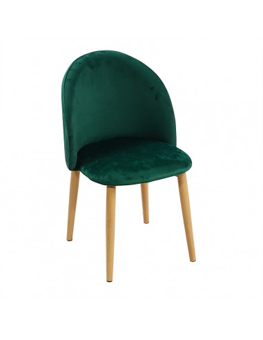 Krzesło DENWER VELVET zielone - welur
