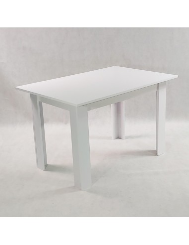 Zestaw stół Modern 120 biały i 4 szare krzesła...