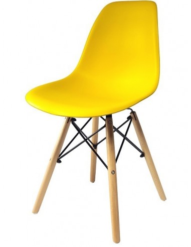 Krzesło DSW Milano żółte
