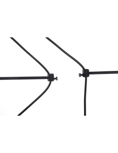 Lampa wisząca FLUSSO LINE 4 czarna