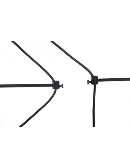 Lampa wisząca FLUSSO LINE 4 czarna