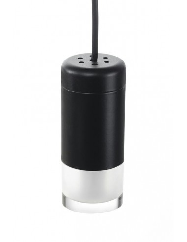 Lampa wisząca FLUSSO LINE 6 czarna