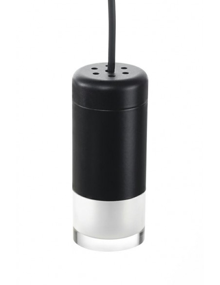 Lampa wisząca FLUSSO LINE 6 czarna