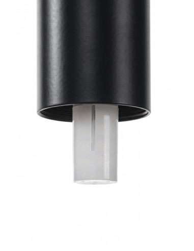 Lampa wisząca FLUSSO LINE 6 czarna