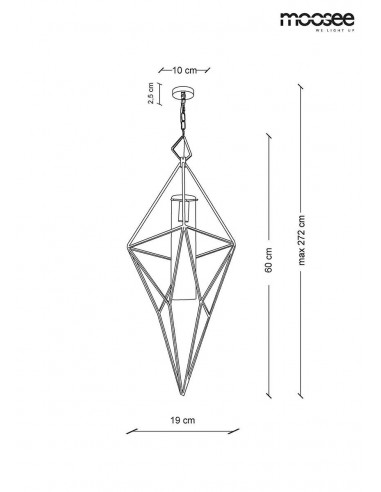 MOOSEE lampa wisząca HAVANA M
