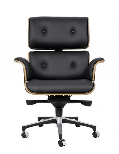 Fotel biurowy LOUNGE BUSINESS czarny