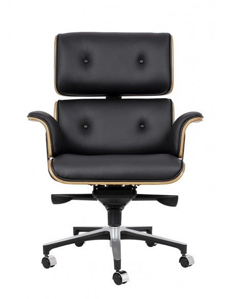 Fotel biurowy LOUNGE BUSINESS czarny