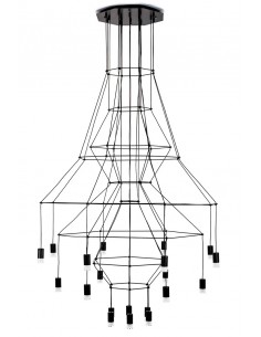 Lampa wisząca FLUSSO 20 czarna