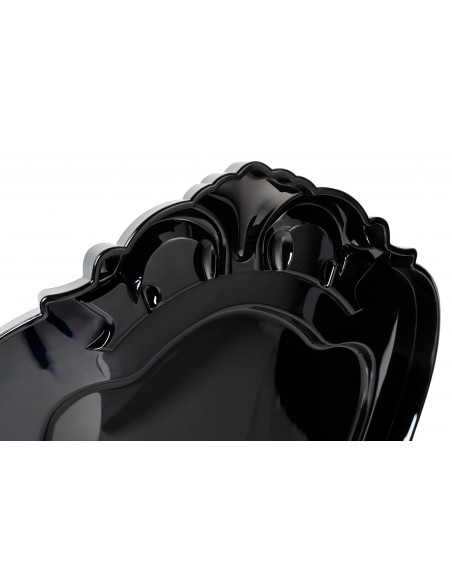 Krzesło KING ARM czarne