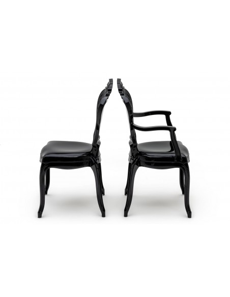 Krzesło KING ARM czarne