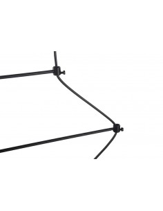 Lampa wisząca FLUSSO 2 czarna 2