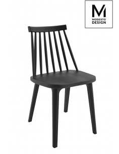 MODESTO krzesło RIBS BLACK