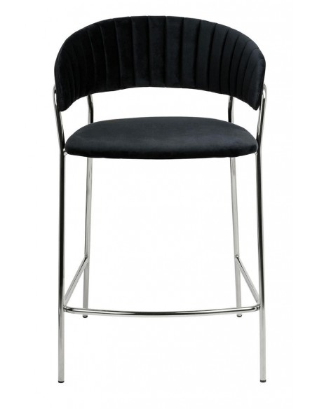 Hoker MARGO czarny podstawa chromowana