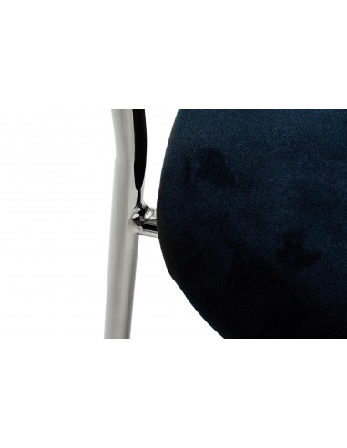 Hoker MARGO czarny podstawa chromowana