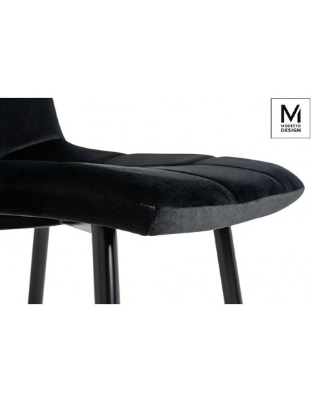 MODESTO krzesło CARLO czarne