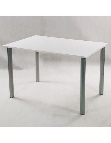 Zestaw stół Lugano 120 biały i 6 krzeseł Nicea...