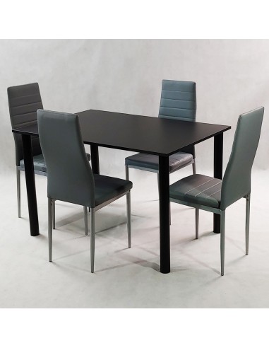 Zestaw stół Lugano 120 biały i 4 krzesła Nicea...