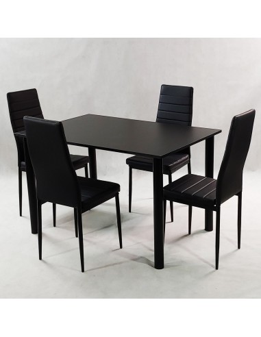 Zestaw stół Lugano 120 szary i 4 krzesła Nicea...