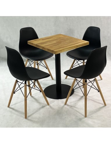 Zestaw stół Bistro Wood i 4 krzesła Milano...