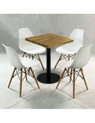 Zestaw stół Bistro Wood i 4 krzesła Milano...