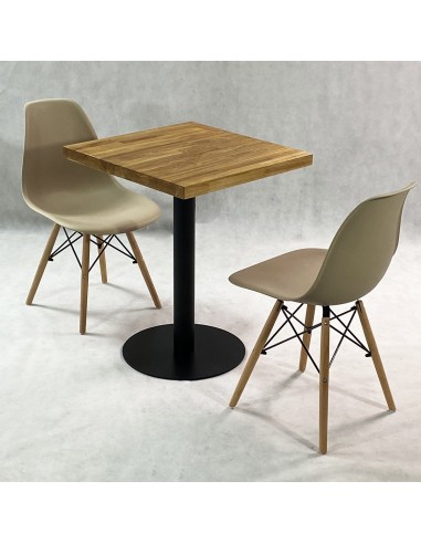 Zestaw stół Bistro Wood i 2 krzesła Milano