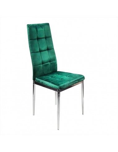4 krzesła MONAKO VELVET zielone
