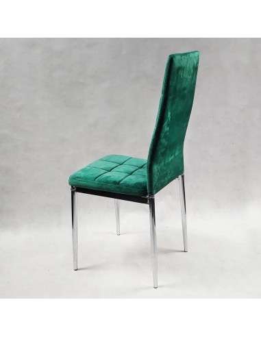 4 krzesła MONAKO VELVET zielone