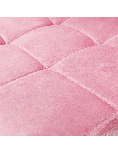 6 krzeseł MONAKO VELVET różowe